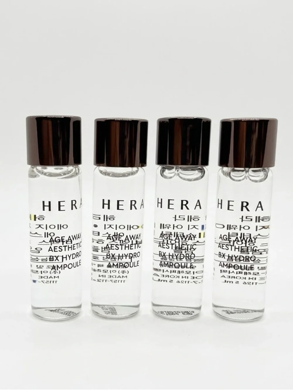HERA Age Away Aesthetic Hydro Ampoule Travel Samples Lot of 4 (5ml x 4)